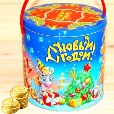 Недорогой детский новогодний подарок 1000 грамм в Лыткарино